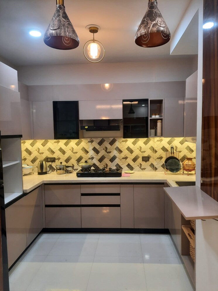 Kitchen, m2k-olive-greens 3 Bedroom 1650 Sq.Ft. Builder Floor In Sector 104 Gurgaon 8810094