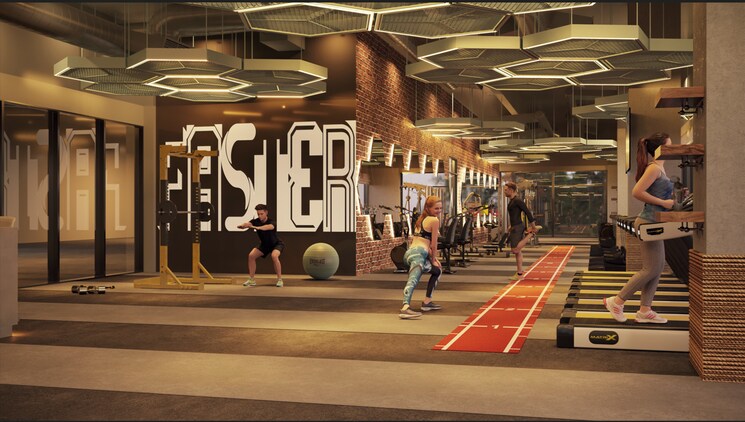 Gym, paramount-golfforeste 3 Bedroom 1742 Sq.Ft. Villa In Zeta I Greater Noida Greater Noida 8810133