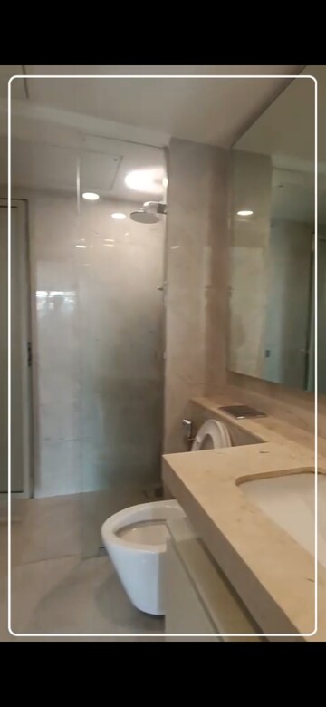 Bathroom in 2 BHK Apartment at Hiranandani Atlantis, Powai – for Rent