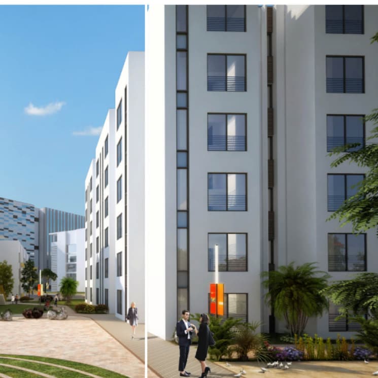 Exterior View, sector 27 yamuna expressway Studio 570 Sq.Ft. Apartment In Sector 27 Yamuna Expressway Greater Noida 8810243