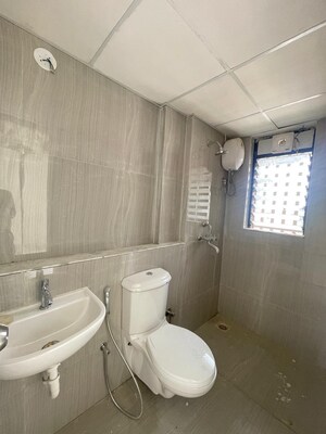 Bathroom in 1 BHK Apartment at Runwal Gardens Phase I, Dombivli East – for Sale