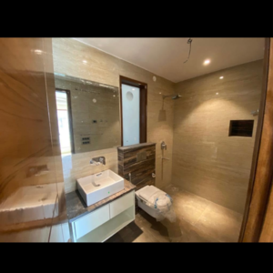 Attached Bathroom in 3 BHK Builder Floor at Sushant Lok 3, Sector 57 – for Sale