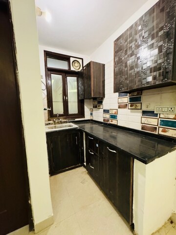 Kitchen in 2 BHK Builder Floor at Saket – for Rent