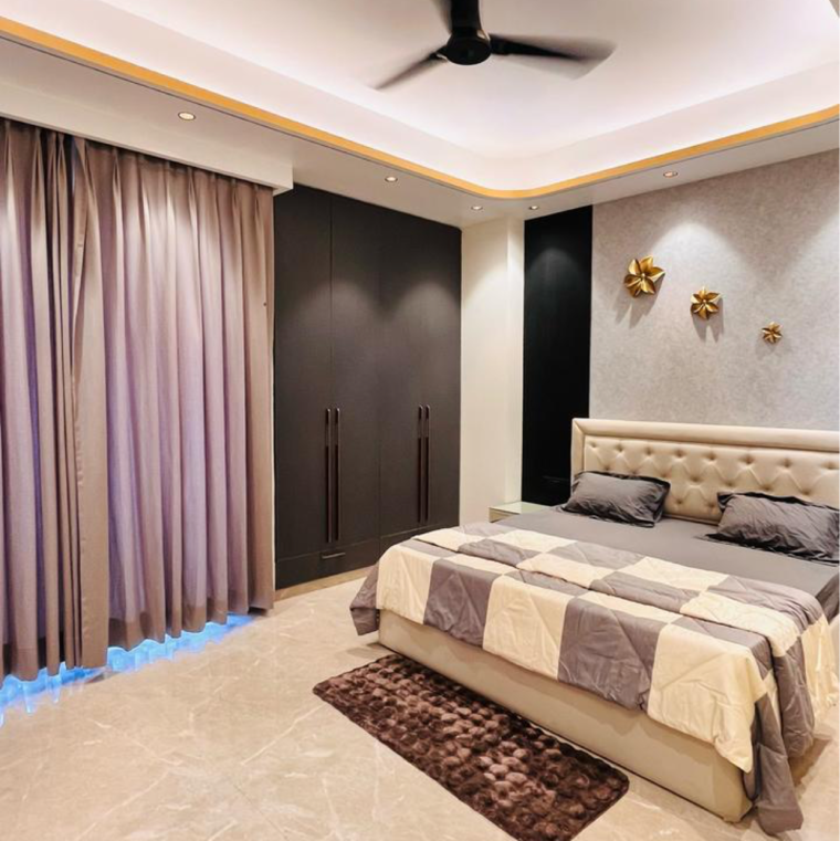 Bedroom, sushant-lok-3 3 Bedroom 300 Sq.Ft. Builder Floor In Sector 57 Gurgaon 8810421