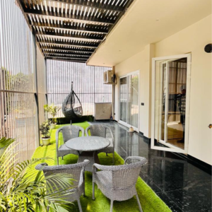 Balcony in 3 BHK Builder Floor at Sushant Lok 3, Sector 57 – for Sale