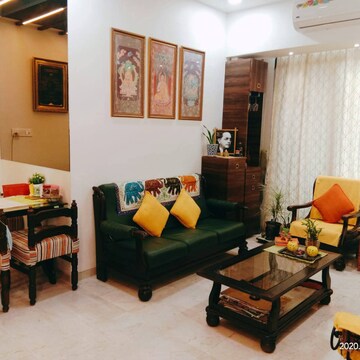 Living Room in 1 BHK Apartment at Rosa Classique, Kasarvadavali – for Rent