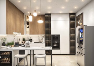 Kitchen in 4 BHK Apartment at Purvanchal Sunbliss, Sector 22d Yamuna Expressway – for Sale