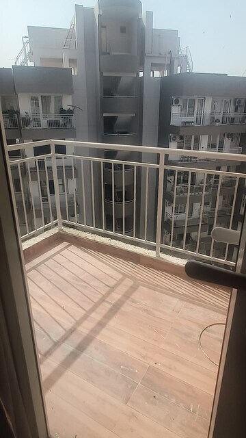 Balcony in 3 BHK Apartment at Ram Shanti Apartment, Sector 52 – for Rent