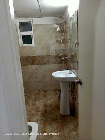 Bathroom in 3 BHK Apartment at Gaurs Siddhartham, Siddharth Vihar – for Rent