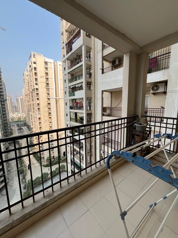 Balcony in 3 BHK Apartment at Ajnara Le Garden, Sector 16b Greater Noida – for Rent