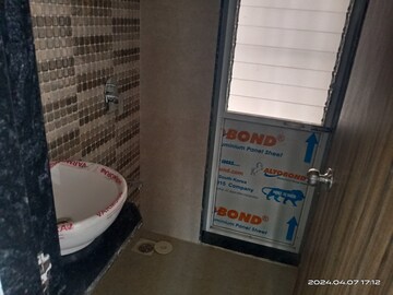 Bathroom in 1 BHK Apartment at Bhairaav Goldcrest Residency, Ghansoli – for Rent