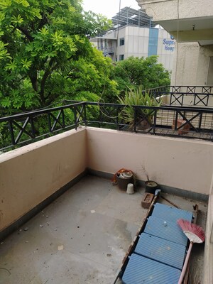 Balcony in 2 BHK Apartment at Eros Southend Apartments, Charmwood Village – for Sale