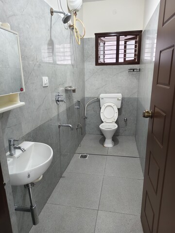 Bathroom in 2 BHK Builder Floor at Indiranagar – for Rent