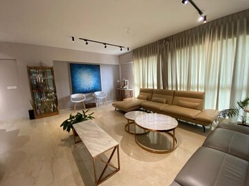 Living Room in 4 BHK Apartment at Lodha Belmondo, Gahunje – for Rent