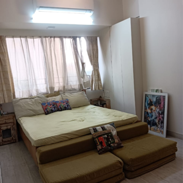 Bedroom in 2 BHK Apartment at Lokhandwala Residency, Upper Worli – for Rent
