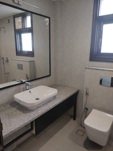 Bathroom in 4 BHK Apartment at Eros Edenwood Towers, Lakkarpur – for Sale