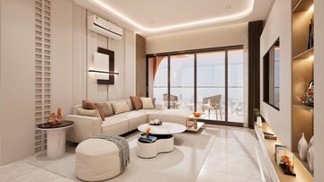 Living Room in 4 BHK Apartment at Chaitanya Tower, Prabhadevi – for Rent
