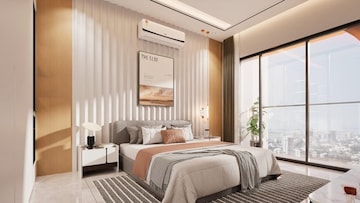 Living Room in 4 BHK Apartment at Chaitanya Tower, Prabhadevi – for Rent