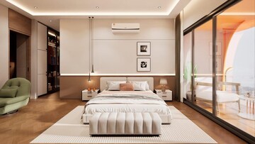 Bedroom in 4 BHK Apartment at Chaitanya Tower, Prabhadevi – for Rent