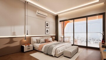 Bedroom in 4 BHK Apartment at Chaitanya Tower, Prabhadevi – for Rent