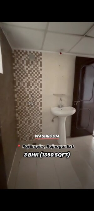 Bathroom in 3 BHK Apartment at Javin Raj Empire, Raj Nagar Extension – for Sale