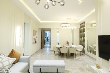 Living Room in 3 BHK Apartment at Thane West – for Sale