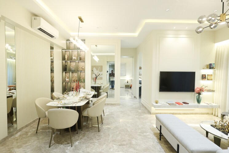 Living Room, thane west 3 Bedroom 1091 Sq.Ft. Apartment In Thane West Thane 8810964