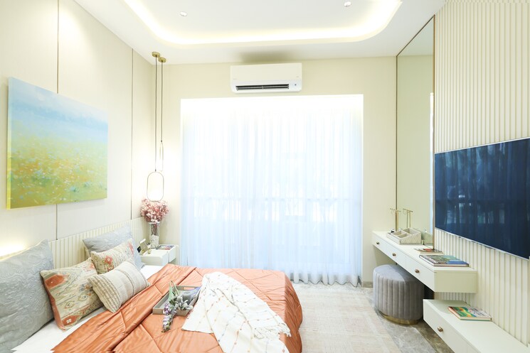 Bedroom, thane west 3 Bedroom 1091 Sq.Ft. Apartment In Thane West Thane 8810964