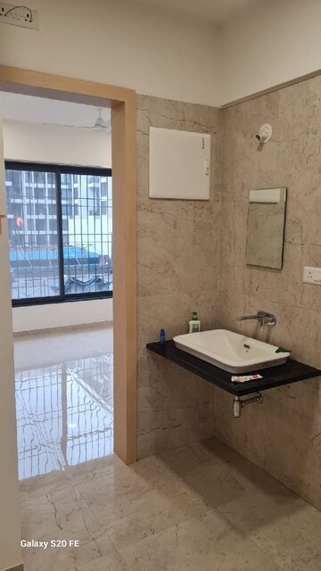 Bathroom in 2 BHK Apartment at Rama Metro Life, Tathawade – for Rent