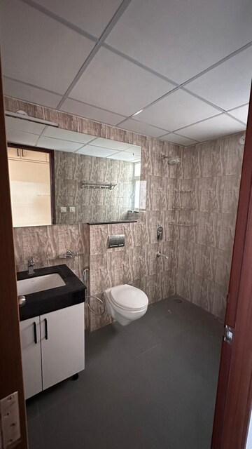 Bathroom in 3 BHK Apartment at Shapoorji Pallonji Joyville Gurgaon, Sector 102 – for Rent