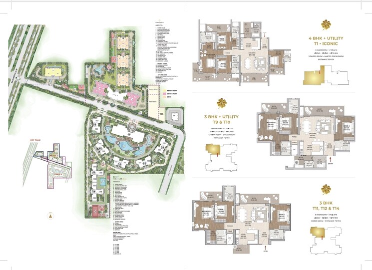 Master Plan, signature-global-cloverdale 3 Bedroom 2095 Sq.Ft. Apartment In Sector 71 Gurgaon 8811104