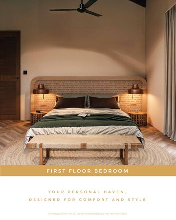 Bedroom in 4 BHK Villa at Parra – for Sale