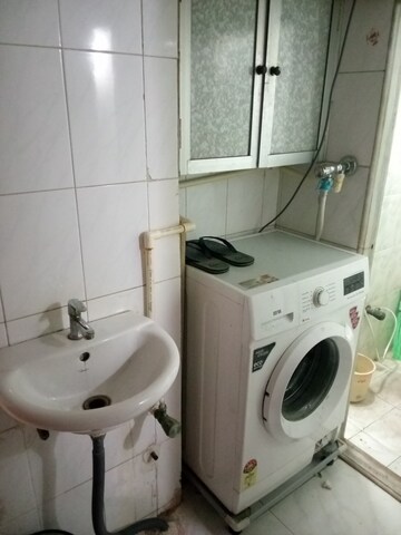 Bathroom in 1 BHK Apartment at Mahesh Nagar CHS, Goregaon West – for Rent