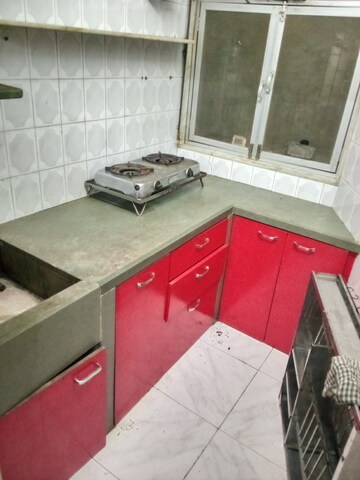 Kitchen in 1 BHK Apartment at Mahesh Nagar CHS, Goregaon West – for Rent