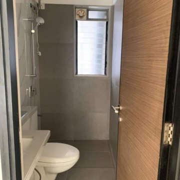 Bathroom in 2 BHK Apartment at The Wadhwa Anmol Fortune, Unnat Nagar – for Rent