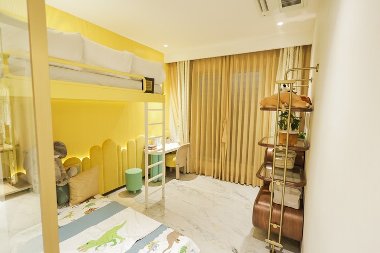 Bedroom, dosti-west-county 2 Bedroom 747 Sq.Ft. Apartment In Balkum Pada Thane 8811037
