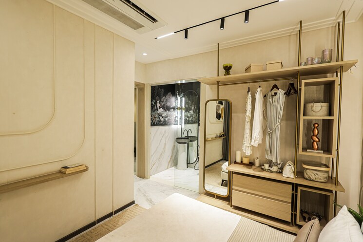 Living Room, dosti-west-county 2 Bedroom 747 Sq.Ft. Apartment In Balkum Pada Thane 8811037