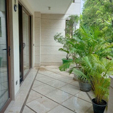 Balcony in 3 BHK Builder Floor at Defence Colony – for Rent