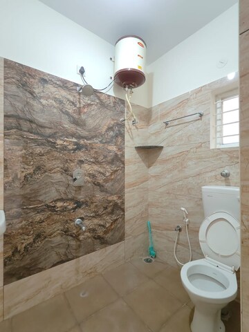 Bathroom in 1 BHK Builder Floor at Iti Layout – for Rent