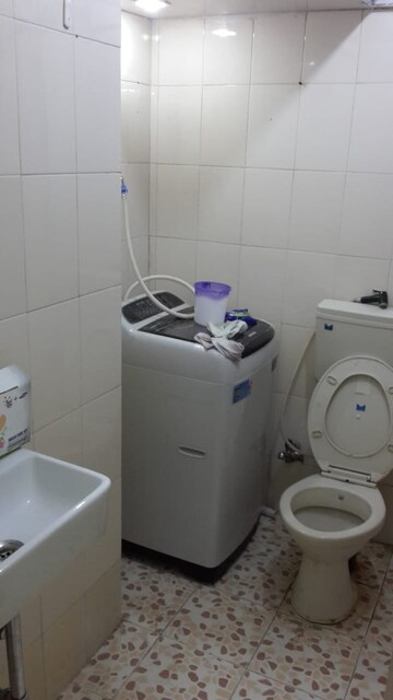 Bathroom in 1 BHK Apartment at Royal Palms, Goregaon East – for Rent