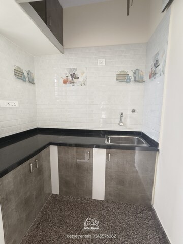 Kitchen in 1 RK Builder Floor at Iti Layout – for Rent