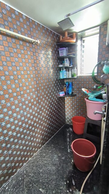 Bathroom in 1 BHK Apartment at Ankur CHS Prabhadevi, Prabhadevi – for Rent
