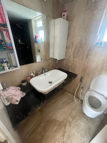 Bathroom in 4 BHK Apartment at Sabari Ashville, Chembur – for Rent