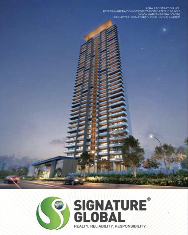 Exterior View, signature-global-cloverdale 3 Bedroom 2280 Sq.Ft. Apartment In Sector 71 Gurgaon 8811349