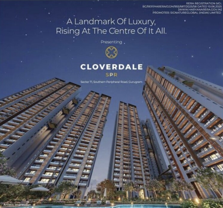 Exterior View, signature-global-cloverdale 3 Bedroom 2280 Sq.Ft. Apartment In Sector 71 Gurgaon 8811349