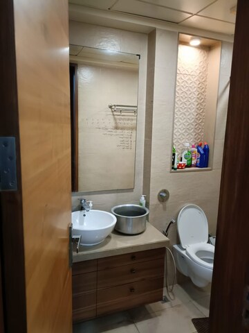 Bathroom in 4 BHK Apartment at The Spires, Aundh – for Rent