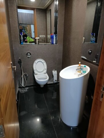 Bathroom in 4 BHK Apartment at The Spires, Aundh – for Rent