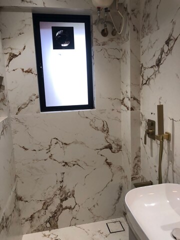 Bathroom in 3 BHK Apartment at Riddhi Garden, Malad East – for Sale
