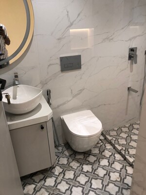 Bathroom in 3 BHK Apartment at Riddhi Garden, Malad East – for Sale