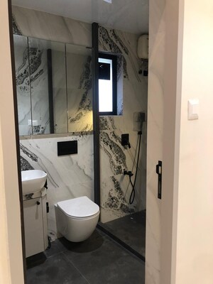 Bathroom in 3 BHK Apartment at Riddhi Garden, Malad East – for Sale